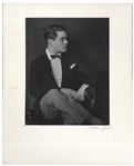 Berenice Abbott Signed Photo Mat of Her Portrait of Rene Crevel -- Measures 16 x 20